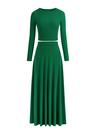 Conjunto de 2 Peças PRETTYGARDEN Verde em Tricô Canelado M