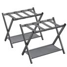 Conjunto de 2 porta-bagagens SONGMICS com estrutura de aço para prateleira de armazenamento