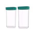 Conjunto de 2 Potes Herméticos 60 - 500ml Verde
