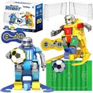 Conjunto de 2 Robôs de Futebol RC RZM com Controles