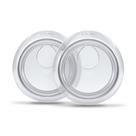 Conjunto de 2 silicones reutilizáveis Milk Collection Shells Elvie Catch