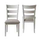 Conjunto de 2 sillas Steve Silver Pendleton con respaldo tipo escalera y espuma viscoelástica 50x62x98 cm