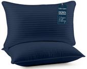 Conjunto de 2 travesseiros Utopia Bedding King Size (azul marinho) Conjunto de 2 travesseiros Utopia Bedding King Size (azul marinho)
