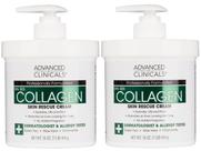 Conjunto de 2 unidades de loção hidratante de colágeno Advanced Clinicals Conjunto de 2 unidades de loção hidratante de colágeno Advanced Clinicals