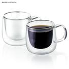 Conjunto De 2 Xícaras Para Café Parede Dupla 80Ml