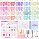 Conjunto de 20 Cores de Esmalte em Gel Spring Pudding Beetles