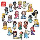 Conjunto de 22 Amuletos de Sapato da Princesa Rapunzel - Decorações de PVC para Tamancos e Bolsas