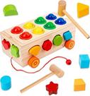 Conjunto de 22 peças de brinquedo Shape Sorter KIDSTHRILL de madeira para 2 a 4 anos