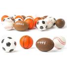 Conjunto de 24 bolas esportivas de estresse Neliblu Soccer Basketball