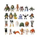 Conjunto De 24 Mini Figuras De Ação Engraçadas Italianas Brainrot Tung Tung Tung Sahur Tralalero