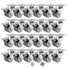 Conjunto de 24 polegadas Caster Wheels ASHGOOB de 2 polegadas para serviços pesados com freio
