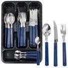 Conjunto de 24 Talheres Aço Inox Jogo Faqueiro Colher Faca Conjunto de 24 Talheres Aço Inox Jogo Faqueiro Colher Faca