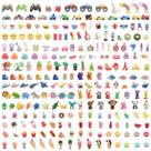 Conjunto de 240 borrachas 3D Cute Kids Clock King Various Styles