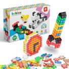 Conjunto de 250 peças de brinquedo de construção BEBLOX Building Blocks para crianças de 5 a 9 anos