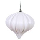 Conjunto de 3 Adornos Navideños Vickerman Cebolla Blanca Mate