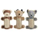 Conjunto de 3 brinquedos de pelúcia interativos para cães e gatos