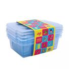 Conjunto de 3 Caixas Organizadoras 2,5L DUP
