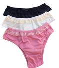 Conjunto de 3 calcinhas basicas M