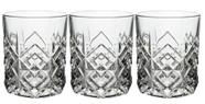 Conjunto de 3 Copos de Vidro Samantha Whisky 310ml