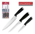 Conjunto De 3 Facas Inox Profissional Churrasco Chef Cozinha