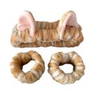 Conjunto De 3 Faixas De Cabelo De Pelúcia Com Orelhas De Gato E Estampa De Leopardo Para Mulheres, Conjunto De 3 Faixas De Cabelo De Pelúcia Com Orelhas De Gato E Estampa De Leopardo Para Mulheres,