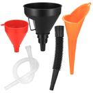 Conjunto de 3 Funis Automotivos HexinYigjly - Boca Larga para Combustível Conjunto de 3 Funis Automotivos HexinYigjly - Boca Larga para Combustível