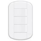 Conjunto de 3 Interruptores Simples 16A/250 Volts Blanc Mais - 11139124 - FAME