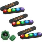 Conjunto de 3 jogos Gonggi Korean com bolas de aço com caixa de lula W.Sealet Conjunto de 3 jogos Gonggi Korean com bolas de aço com caixa de lula W.Sealet