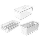 Conjunto de 3 Organizadores de Geladeira e Ovos 18 unid Clear Fresh - Ou Conjunto de 3 Organizadores de Geladeira e Ovos 18 unid Clear Fresh - Ou