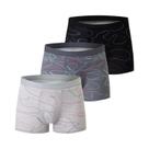 Conjunto De 3 Peças De Boxers Esportivos Para Homens plus Size, Moda Jovem Simples E Confortável
