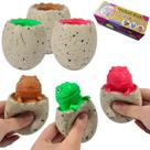 Conjunto de 3 peças de brinquedo Squeeze Dinosaur Maikall Rish Funny Dinosaur