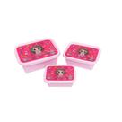 Conjunto de 3 peças de plástico micro-ondas freezer bpa free Conjunto de 3 peças de plástico micro-ondas freezer bpa free