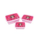 Conjunto de 3 peças de plástico micro-ondas freezer bpa free - Jaguar utilidades Conjunto de 3 peças de plástico micro-ondas freezer bpa free - Jaguar utilidades