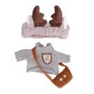 Conjunto de 3 peças de roupa de pelúcia para pato Kadimendium (tipo G)