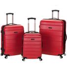 Conjunto de 3 peças expansível Luggage Rockland Melbourne Hardside