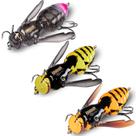 Conjunto de 3 peças Fishing Lure KINGDOM Wasp Crawl Topwater Bass