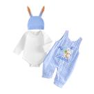 Conjunto de 3 peças Outfit COORALLY Baby Boy My First Easter 12-18M