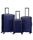 Conjunto de 3 peças para bagagem Rockland Skyline Hardside Spinner Wheel Blue