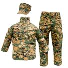 Conjunto de 3 peças para uniformes juvenis Trooper Marine Woodland