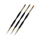 Conjunto De 3 Pincéis Para Arte De Unhas, Canetas De Gel E Pincel Delineador Para Uso Doméstico E Conjunto De 3 Pincéis Para Arte De Unhas, Canetas De Gel E Pincel Delineador Para Uso Doméstico E