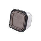 Conjunto de 3 Potes Quadrados Conect Plasútil
