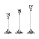 Conjunto De 3 Suportes De Velas De Metal Estilo Europeu Para Decoração De Mesa De Casamento E Natal