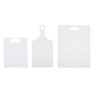 Conjunto de 3 Tábuas de Corte Farberware - Plástico Branco Conjunto de 3 Tábuas de Corte Farberware - Plástico Branco