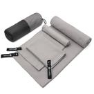 Conjunto de 3 tamanhos de microfibra Towel Eunzel Quick Dry Travel
