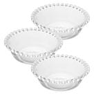 Conjunto de 3 Tigelas Bowl Cristal Pearl 250ml