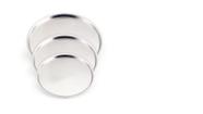 Conjunto De 3 (três) Forma De Pizza Assadeira Bandeja Redonda Alumínio Polido Tamanho 1, 2 e 3