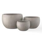 Conjunto de 3 Vasos de Cimento Kante 50, 40, 30 cm Conjunto de 3 Vasos de Cimento Kante 50, 40, 30 cm