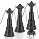 Conjunto de 3 Ventiladores de Mesa com Altura Ajustável