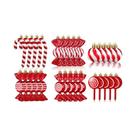 Conjunto De 30 Enfeites De Árvore De Natal Em Forma De Pirulito De 6-10cm Para Decoração De Festas,