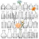 Conjunto de 30 vasos Glass Bud Vases STARSIDE para peças centrais de casamento Conjunto de 30 vasos Glass Bud Vases STARSIDE para peças centrais de casamento